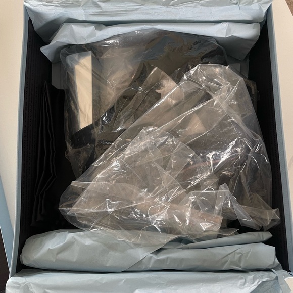 Prada Calzature Donna Metallic Platform Heel in Nero - Picture 8 of 10